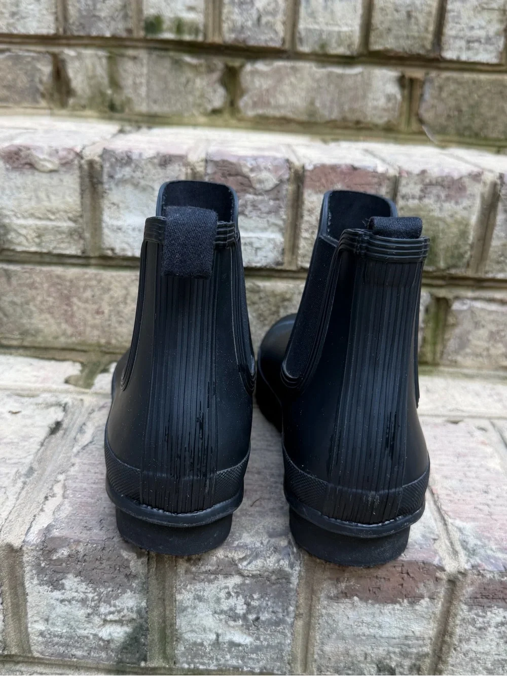 Hunter Original Chelsea Black Waterproof Rain Boots Women’s 11